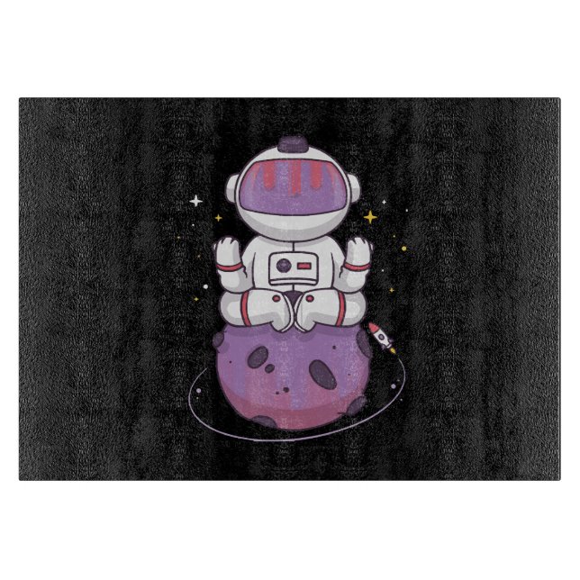 Tabla De Cortar Yoga Espacial  (Anverso)