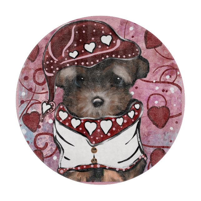 Tabla De Cortar Yorkie Poo (Anverso)