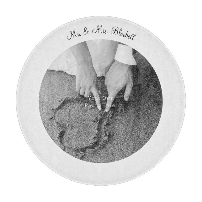 Tabla De Cortar Your Own Personalised Photo Glass Cutting Board. (Anverso)