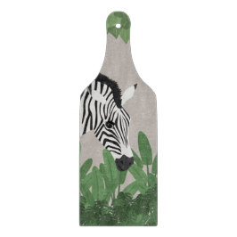 Tabla De Cortar Zebra amongst Leaves