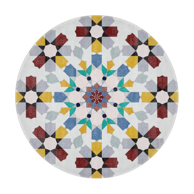 Tabla De Cortar Zelije marroquí !Zellige marroquí (Anverso)