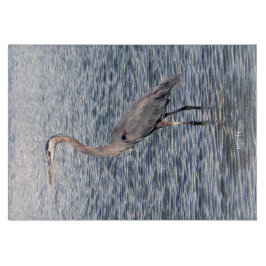 Tabla de corte de agua de Blue Heron