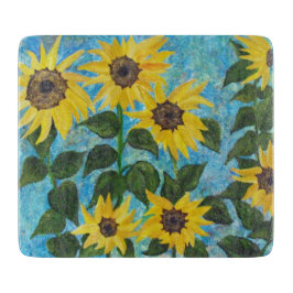 tabla de corte de girasoles