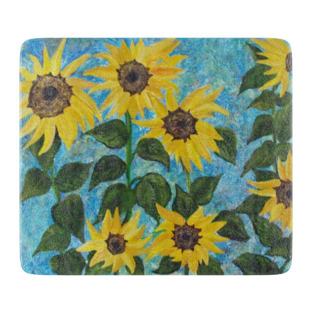 tabla de corte de girasoles (Anverso)