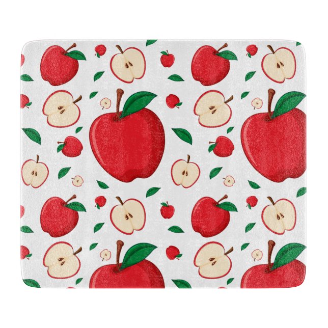 Tabla de corte de manzanas (Anverso)