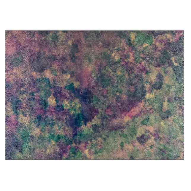 Tabla de corte de vidrio abstracto (Anverso)