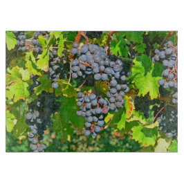 TABLA DE CORTE DE VIDRIO, "GRAPES ON VINE"
