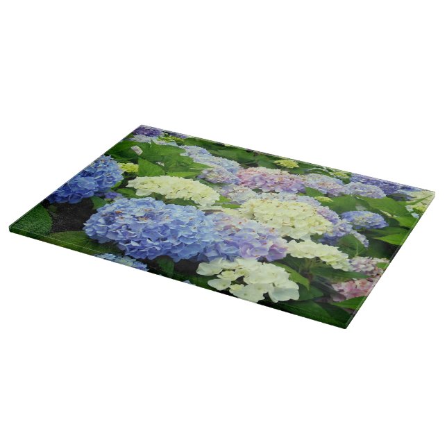 TABLA DE CORTE DE VIDRIO Hydrangea Mix-15x11 (Borde)