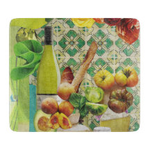 Tabla de corte de vidrio Tile verde mexicano