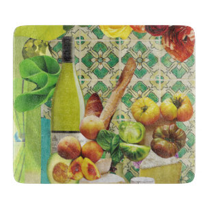 Tabla de corte de vidrio Tile verde mexicano
