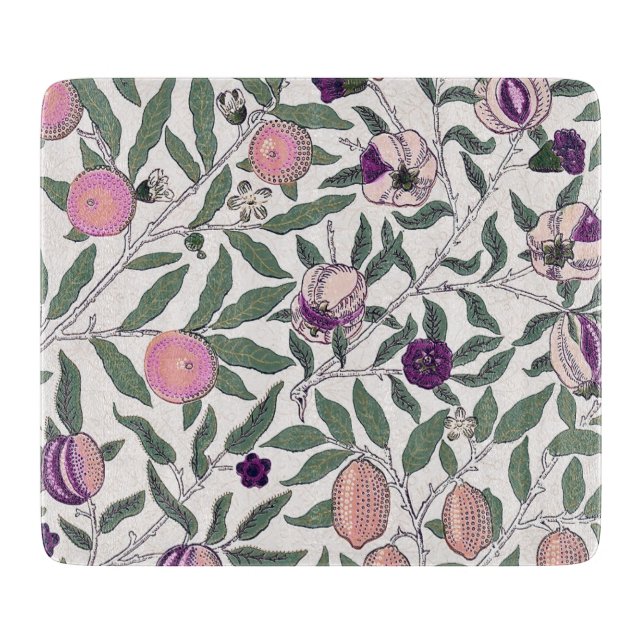 TABLA DE CORTE DE VIDRIO: WILLIAM MORRIS : GRANADA (Anverso)