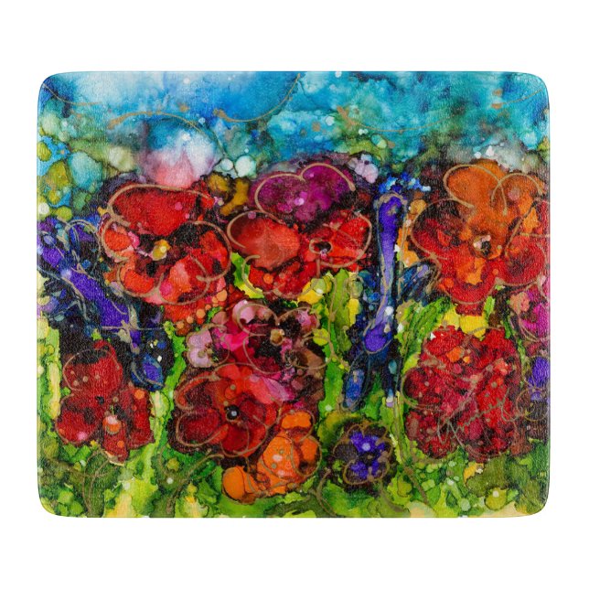 Tabla de corte Hot Mess Garden Lovitude (Anverso)