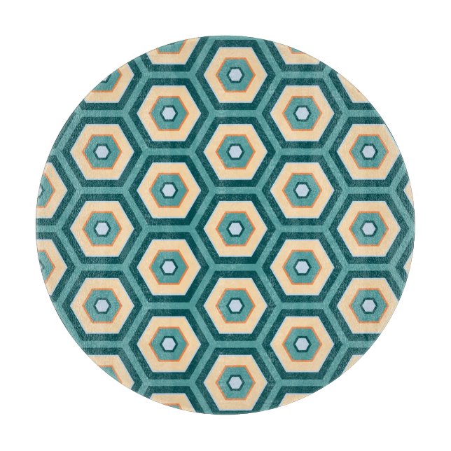 Tabla de corte - Patrón de combo de abeja (Anverso)