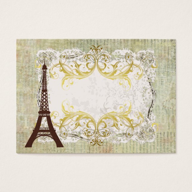 Tabla de cosecha romántica de París (Frente)