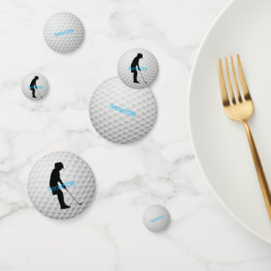 Tabla de diseño de bolas de golf Confetti