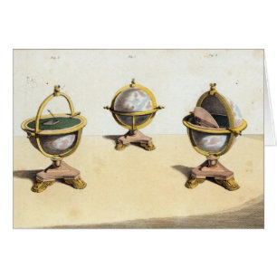 Tabla de escritura del globo de Cabinett de Pitt