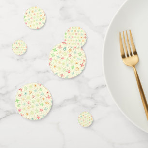 Tabla de estrellas retro confetti