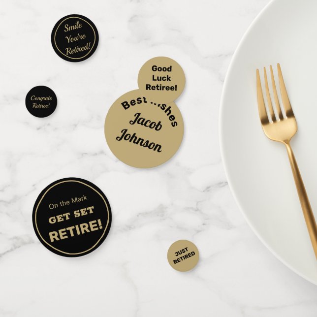 Tabla de Fiestas de retiro de diversión Confetti (Grupo)