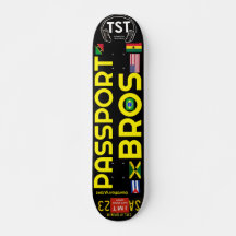 Tabla de monopatín PASSPORT BROS 7 3/4"