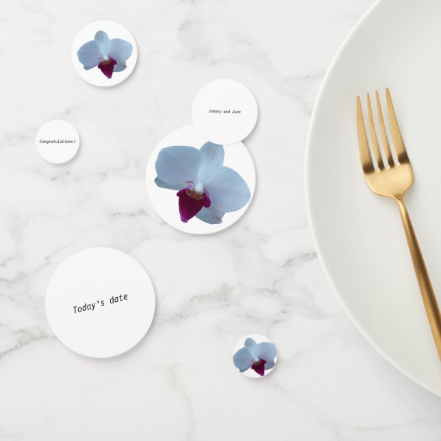 Tabla de orquídeas de personalizable Confetti (Grupo)