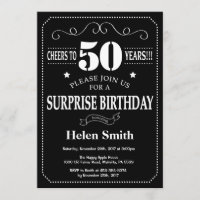 Tabla de selección para la invitación de cumpleaño