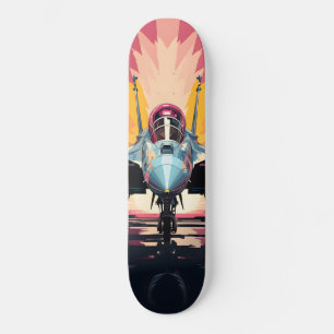 Tabla de Skate Aeronave Interceptora Militar