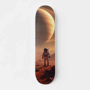 Tabla de Skate Astronauta  en Luna de Saturno