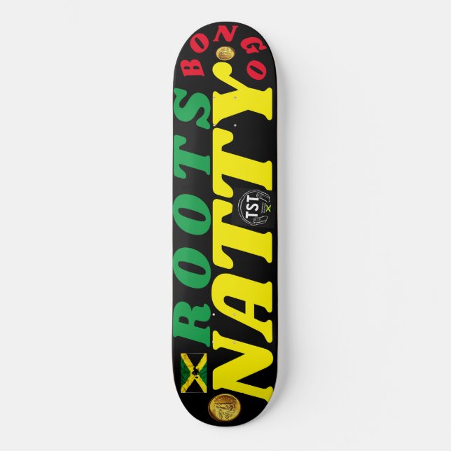 Tabla de skate BONGO ROOTS NATTY 8 1/4" (Anverso)