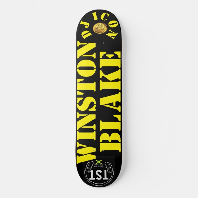 Tabla de Skate DJ ICON WINSTON BLAKE 8 1/4" (Anverso)