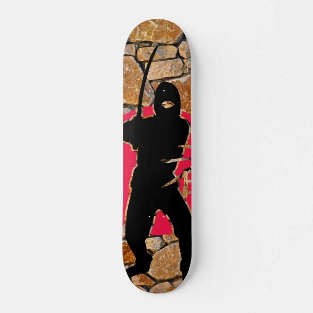 Tabla de Skate Guerrero Ninja (Anverso )