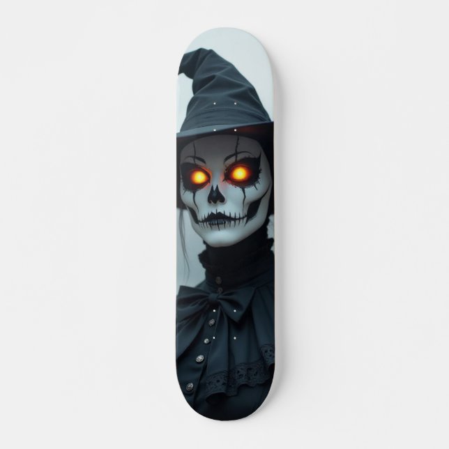 Tabla de Skate Hechicera Escalofriante Enmascarada (Anverso )