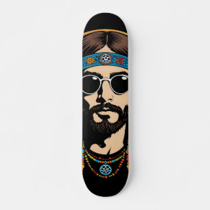 Tabla de Skate Hombre Hippie Psicodélico