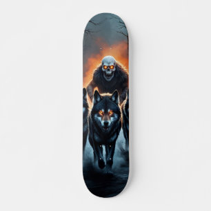 Tabla de Skate Los Lobos y el Monstruo