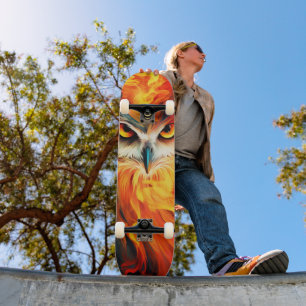 Tabla de Skate Pájaro de Fuego