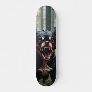 Tabla De Skate Perro Poseído Agresivo