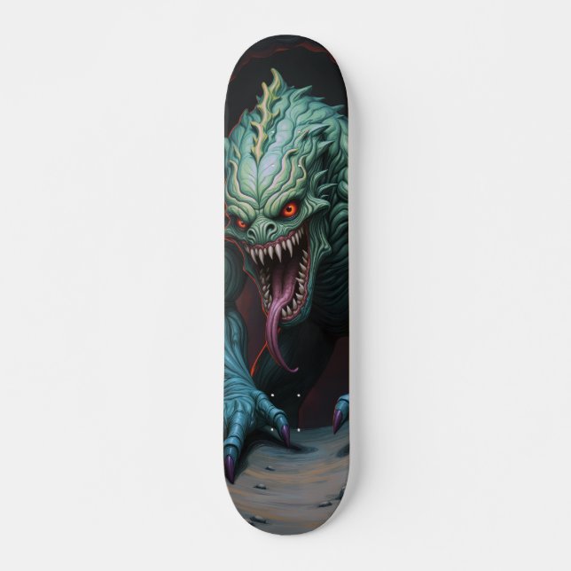 Tabla de Skate Reptil Feroz (Anverso )