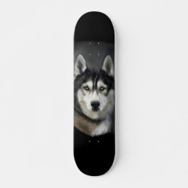 Tabla de Skate Robusto Perro Husky Siberiano