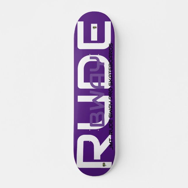 Tabla de skate RUDE BWAY  7 3/4" (Anverso )