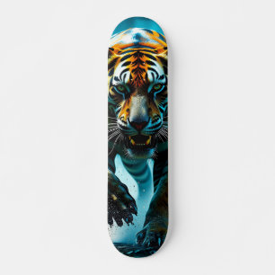 Tabla de Skate Tigre Depredador Chapoteando