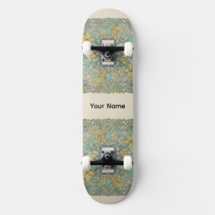 Tabla de skate Zentangle artístico con nombre pers