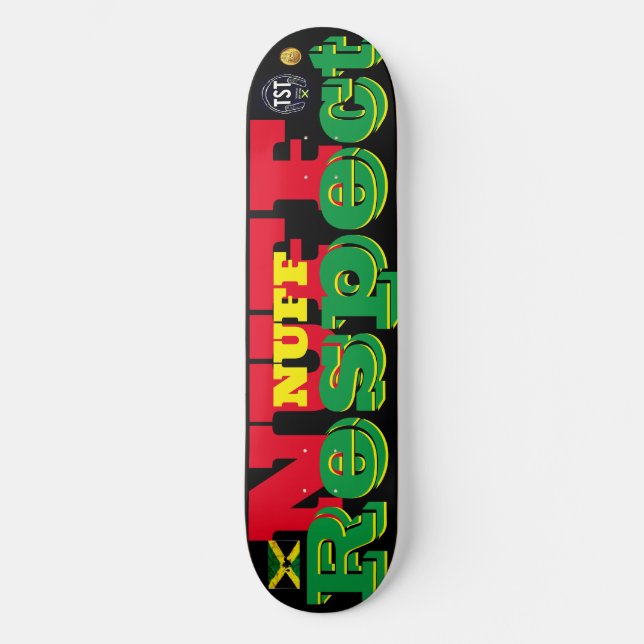 Tabla de skateboard NUFF RESPECT 8 1/2" (Anverso)