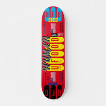 Tabla de Skateboard UFO HUMAN FOOD 7 3/4"