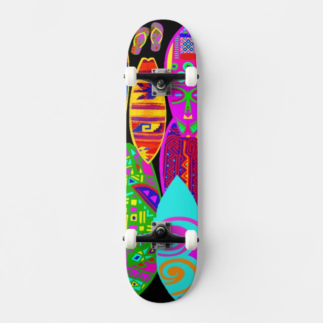 tabla de surf Skateboard (Anverso)