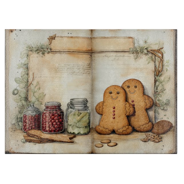 Tabla para cortar la cocina del hombre de pan de j (Anverso)