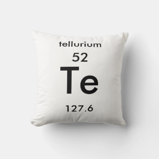 Tabla periódica 52 Almohada de telurio