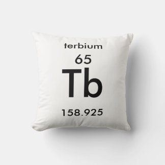 Tabla periódica 65 Almohada de terbio