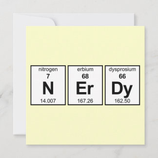 Tabla periódica de NErDy