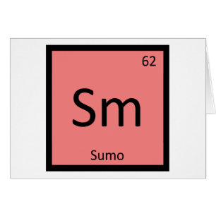 Tabla periódica de química de lucha de sumo