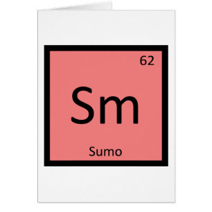 Tabla Periódica de Química de Sumo Wrestling Sm