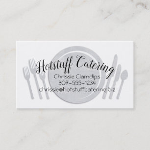 tabla que fija la tarjeta de visita culinaria de